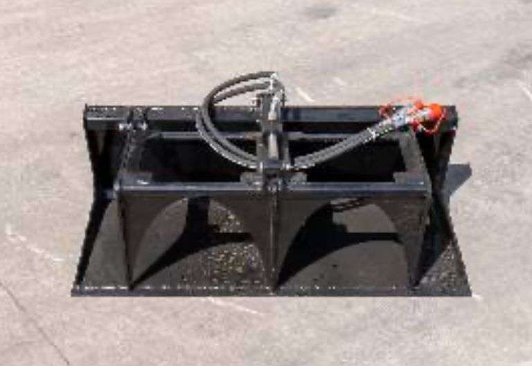 2025 GIYI PG44C 44 Inch Hydraulic Plate Grabber Mini Skid Steer Attachment (Unused)