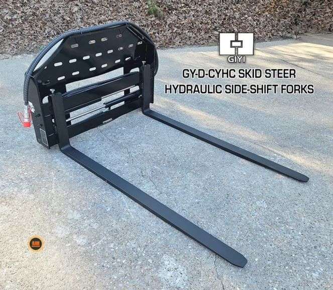 UNUSED 2025 GIYI Hydraulic Slide Forks 60" Skid Steer