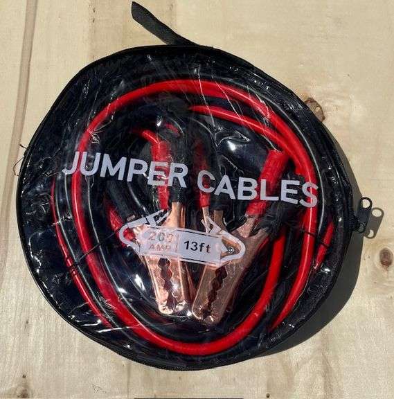 UNUSED 2025 Booster/Jumper Cables 200AMP_ 13ft