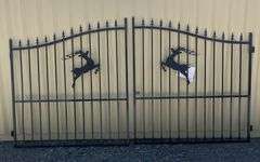UNUSED 2025 14FT Bi-Parting Iron Gate "DEER"