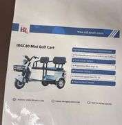 Mini Electric Tricycle Golf Cart Model: IRGC40