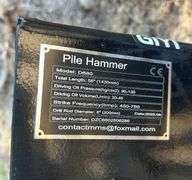 UNUSED 2025 GIYI Pile -Post Hammer for Skid Steer