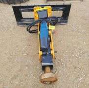 UNUSED 2025 GIYI Pile -Post Hammer for Skid Steer