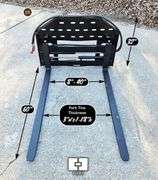 UNUSED 2025 GIYI Hydraulic Slide Forks 60" Skid Steer