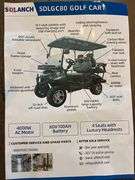 UNUSESD 2025 SDLGC80 4 Seats Electric Golf Cart 60V