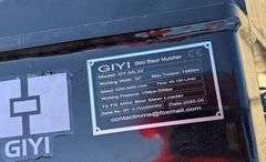 UNUSED 2025 GIYI 32" Mini Skid Steer Mulcher