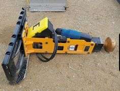 UNUSED 2025 GIYI Pile -Post Hammer for Skid Steer