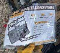 UNUSED 2025 GIYI Hydraulic Slide 30" forks for Mini Skid Steer