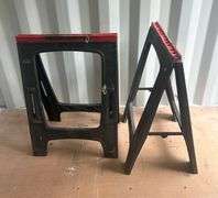 Foldable Saw Horses -  Plastic QTY 2