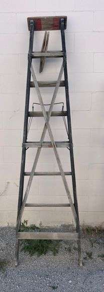 wooden ladder