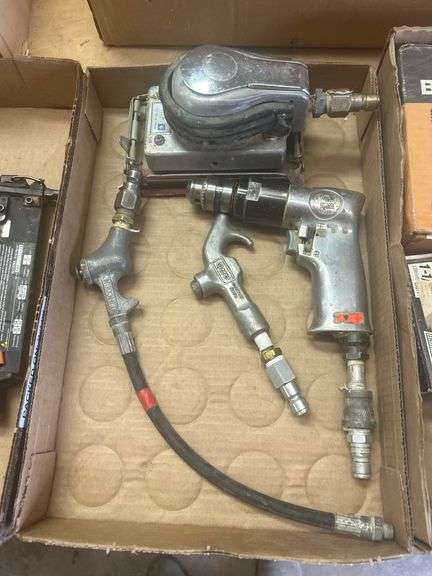 Air Sander, Air Blow Gun with Hose Connector