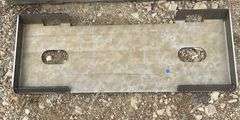 2025 Skid Steer Universal Mounting Plate (Unused)
