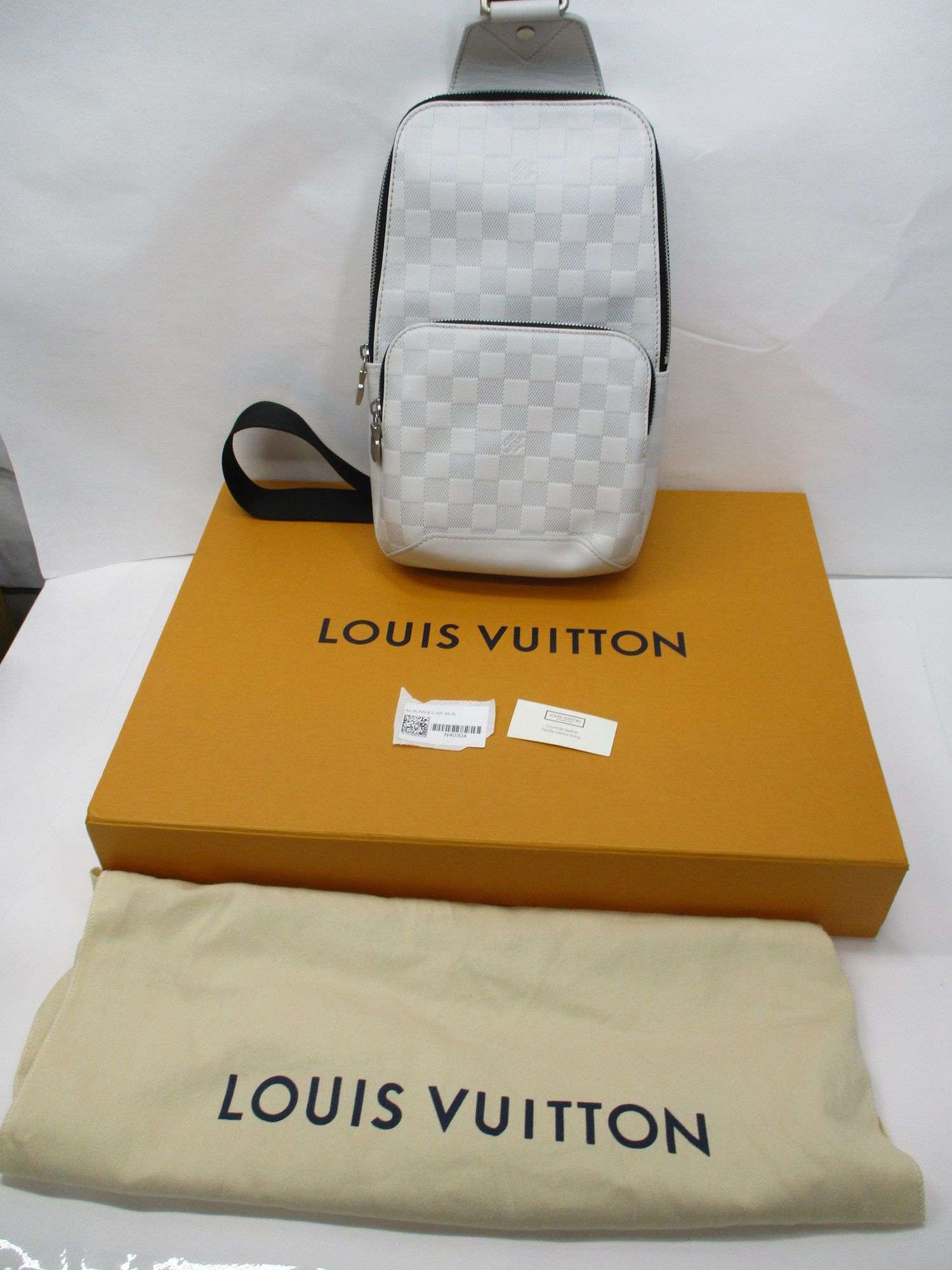【即日発送】 Louis Sierra - MB4139 Backpack Checkered White Vuitton バッグ