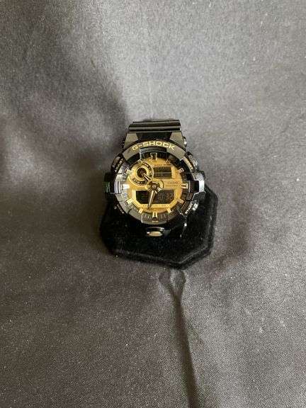 (1 Qty) Black and Gold G-Shock
