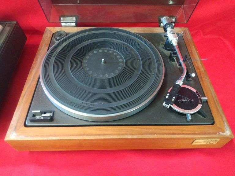 (2PC) Sony Automatic Turntable System 5520, Garrard Zero 100 Sierra