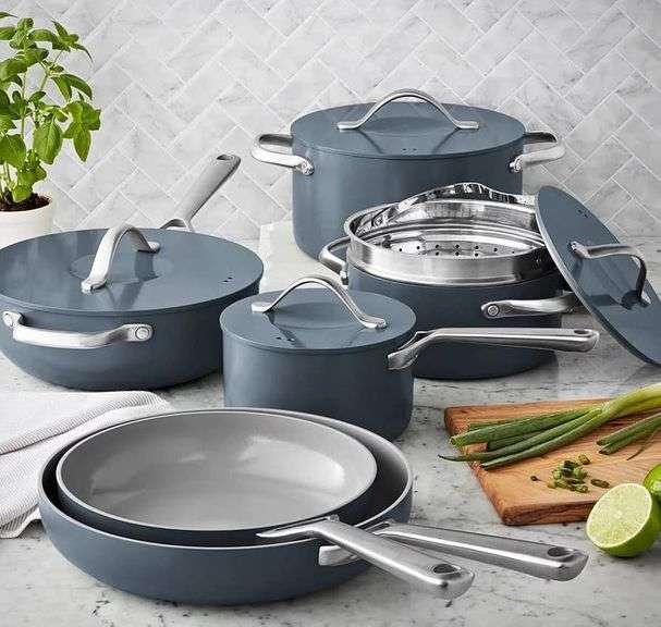 Non-Stick Ceramic Cookware Set 11 PC - Sierra Auction Management Inc