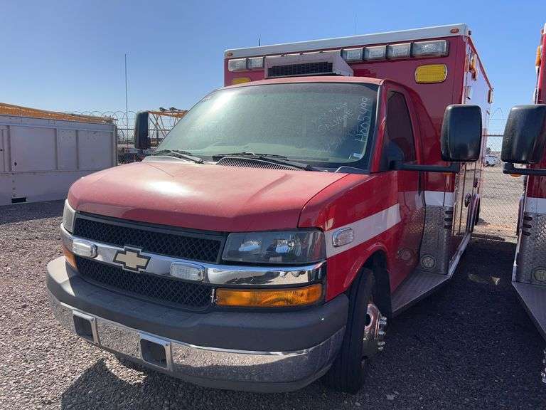 2014  Chevrolet  Express 3500   Ambulance