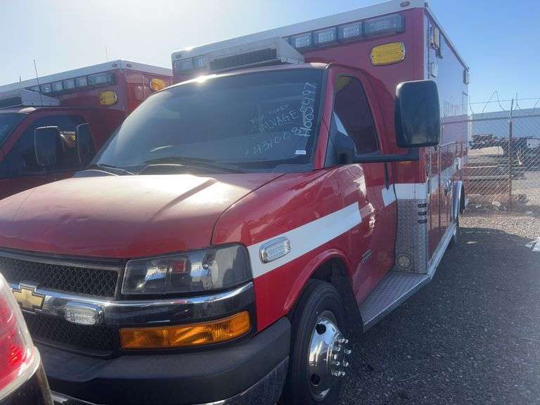 2014  Chevrolet  Express 3500   Ambulance