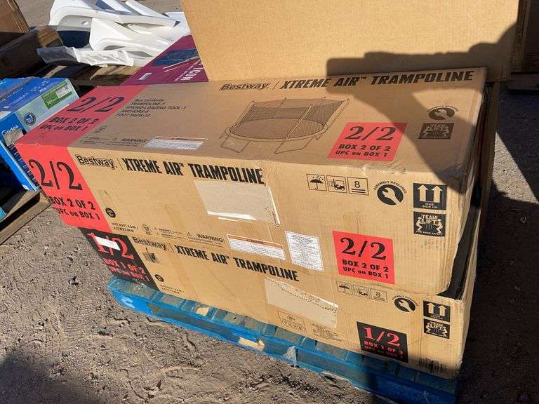 (1 Qty) BestWay Trampoline (2 Boxes) - Sierra Auction Management Inc