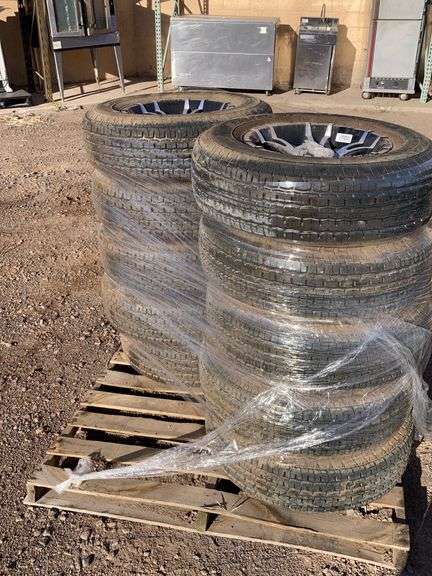 (10) Primo 6 Lug Trailer Rims for 15