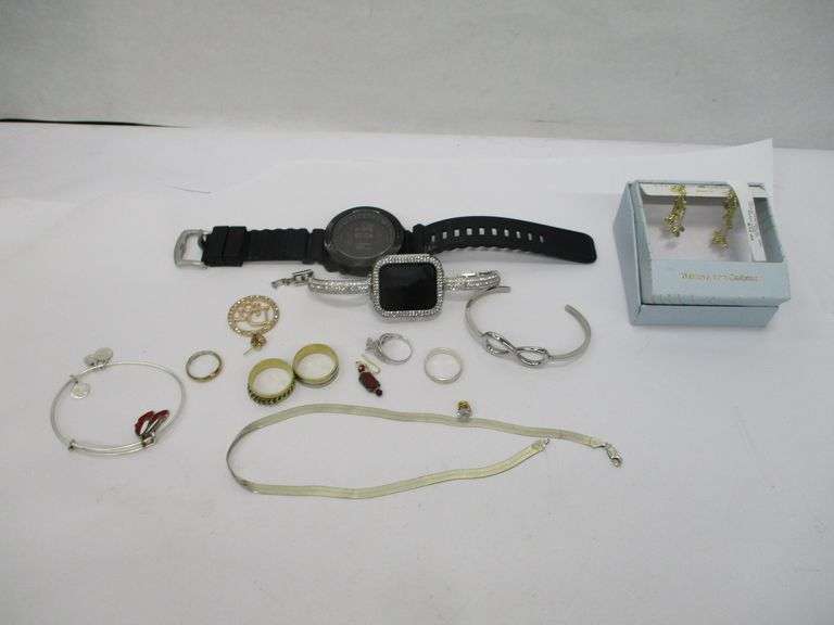 Assorted Costume Jewelry & Watches