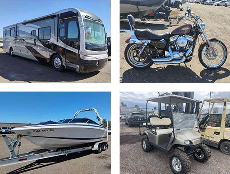6793 - Phoenix & Tucson Boats, RV's, Motorcycles, & Carts Auction - November 14, 2025