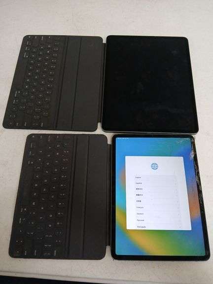 (1 Qty) Apple iPad Model A1876, (1 Qty) Apple iPad Model 1980