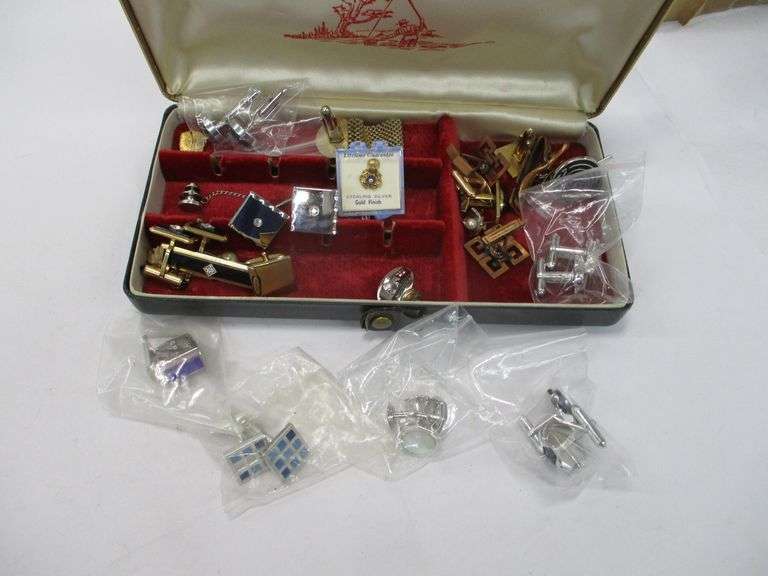 Lot of Mens Cufflinks and Tie Clasps