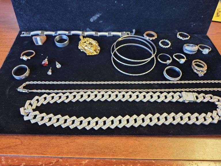 1 (Qty) Bag Of Assorted Costume Jewelry
