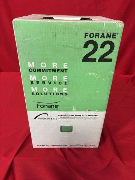 Arkema Forane 22 Refrigerant Non Flammable Gas - Sierra Auction ...