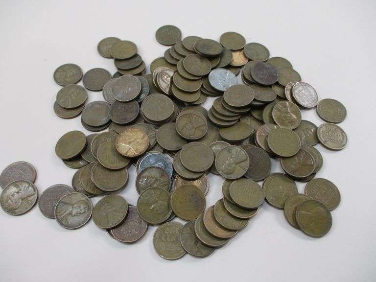 1 Pound Wheat Cents from 1910s to 1950s