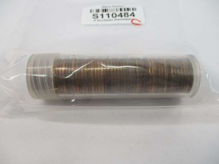 Lot of 50 (1 Roll) Uncirculated Wheat Cents Various Dates