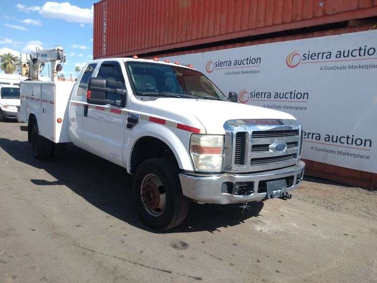 2008  Ford  F350 Super Duty  Crane Truck