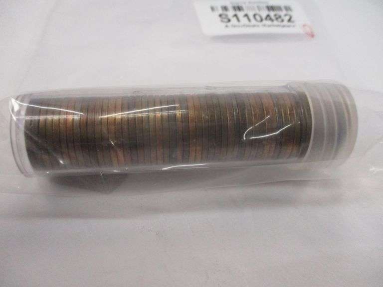 Lot of 50 (1 Roll) Uncirculated Wheat Cents Various Dates