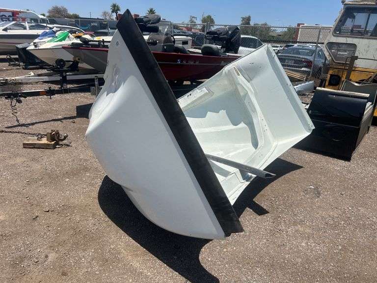 Aerodynamic Roof Fairing from 2021 International RH613 Semi-Truck