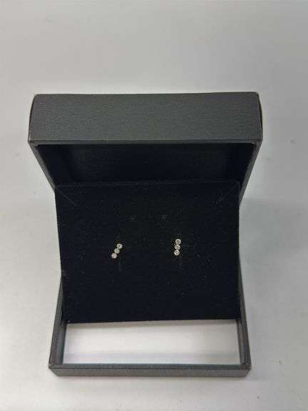 14k Diamond Stud Earrings