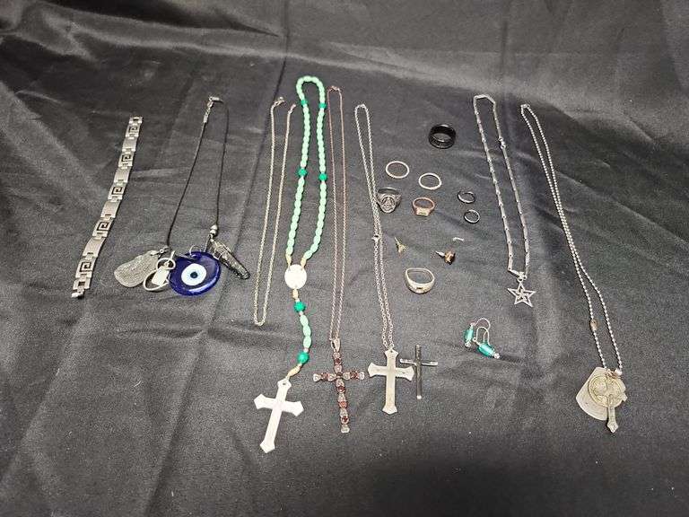 1 (Qty) Bag Of Assorted Costume Jewelry