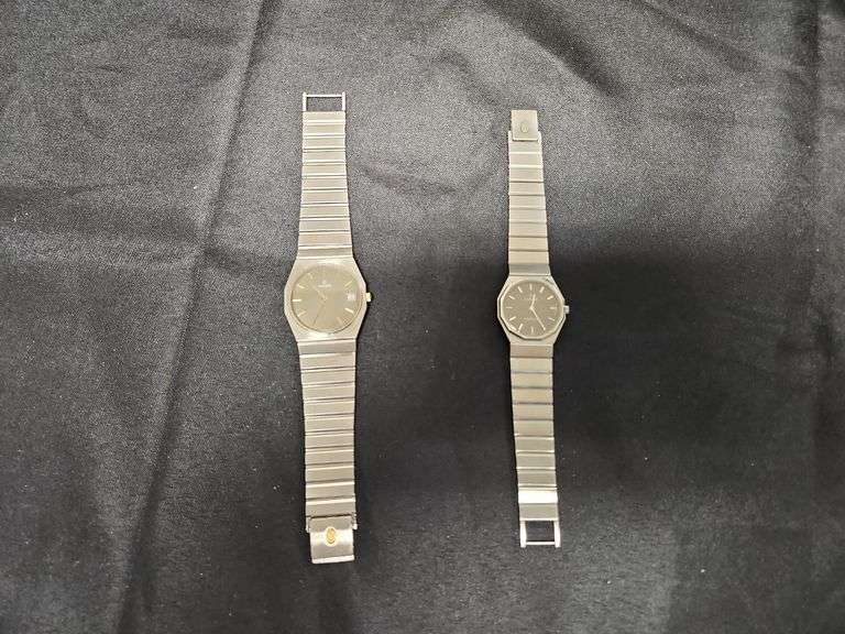 1 (Qty) Concord Watch 18k Stamped Gold Bezel , 1 (Qty) Concord Mariner SG Watch (Unauthenticated)