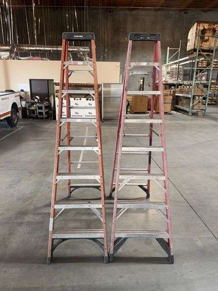 (2) Misc 8FT Step Ladders
