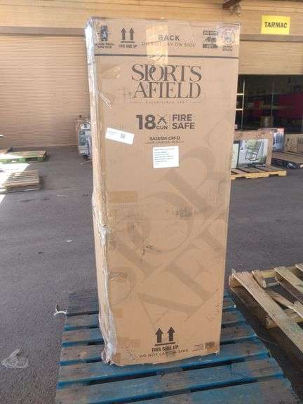 Sports Afield 990348035 Established 1887 18 Gun Fire Safe Color Charcoal Metallic