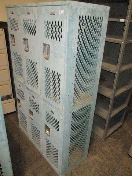PENCO PRODUCTS INC. 6-Doors Metal Locker