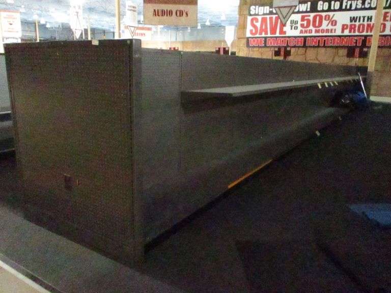 Approx. 45ft Double Sided Gondola Shelving (CUSTOMERS ARE RESPONSIBLE FOR REMOVING)