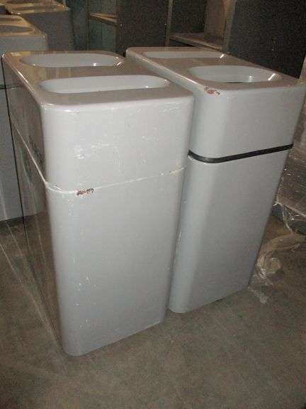 (2) Fiber Glass Recycling Solution Containers