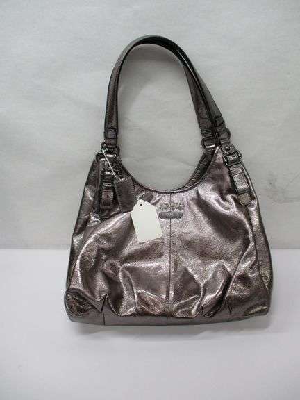 Coach Purple Metallic Ladies Handbag
