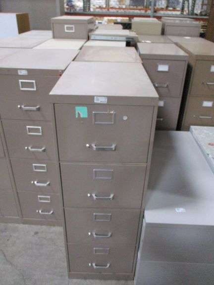 (6) Misc Metal Filing Cabinets