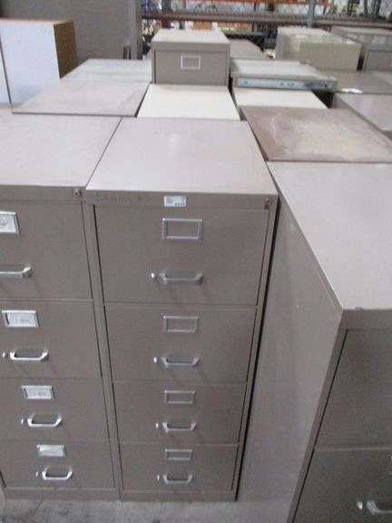 (5) Misc Metal Filing Cabinets