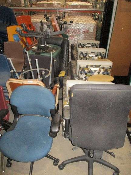 (2) Rows With Assorted Chairs