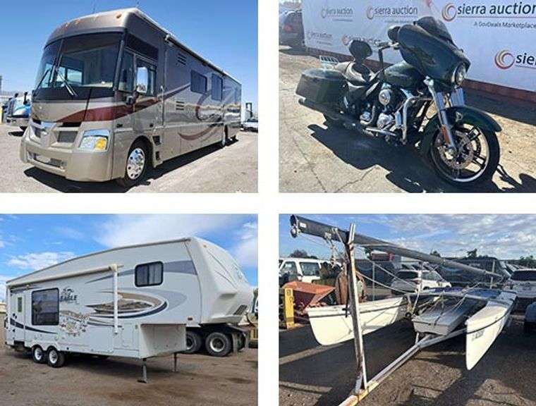 6749 - Phoenix & Tucson Boats, RV's, Motorcycles, & Carts Auction - August 22, 2025