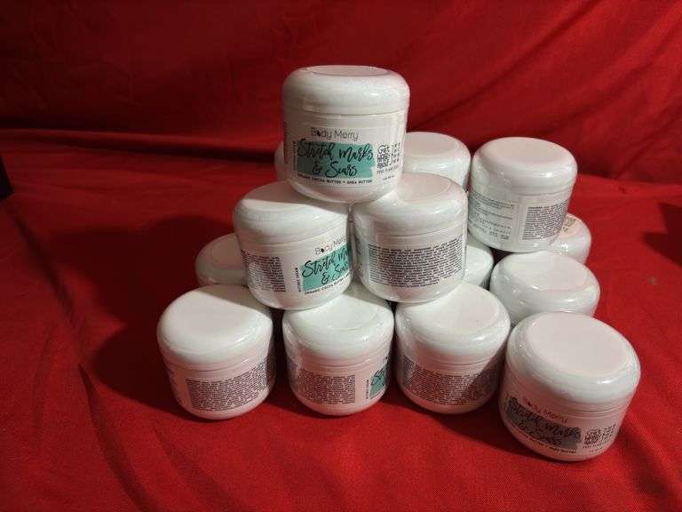 Body Merry Unisex Stretch Marks And Scars With Organic Cocoa Butter Cream And Shea Butter Qty 20
