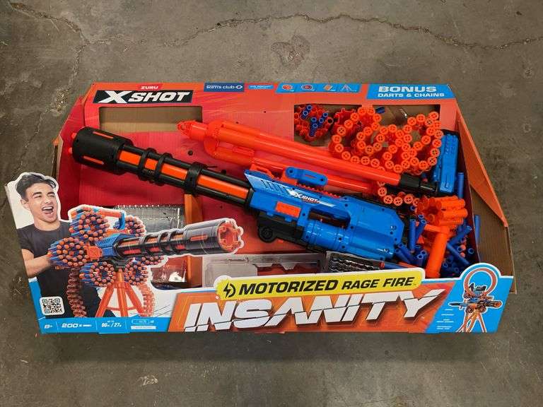 Turn Base Gun (1 Qty) X-Shot Rage Fire Dart Gun - Sierra Auction Management Inc